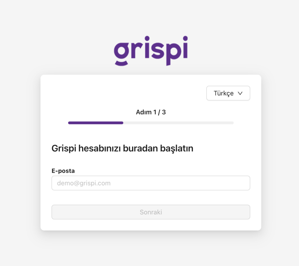 grispi-demo-register